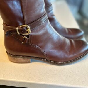 Cordani Rich Brown Leather Ankle Boots